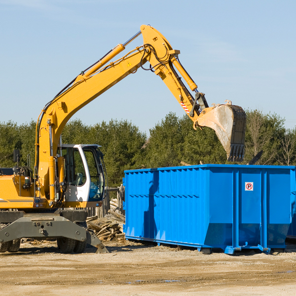 can i choose the location where the residential dumpster will be placed in Delhi Iowa